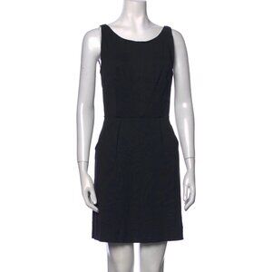 Milly Scoop Neck Mini Dress